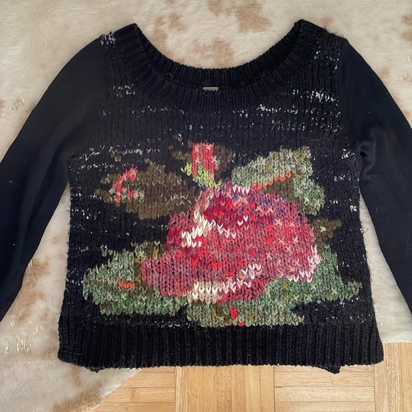 Free people floral sweater - Picture 4 of 4